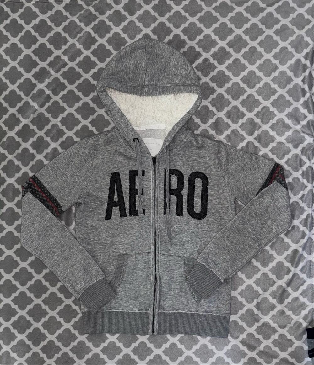 Aeropostale fur lined hoodie